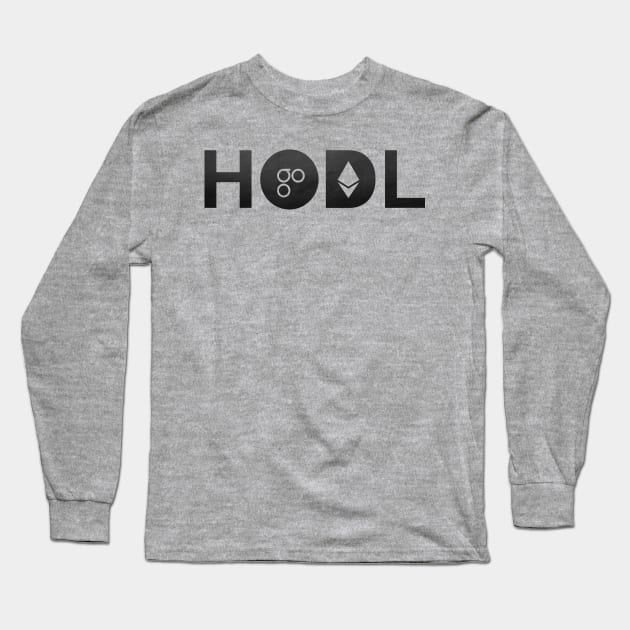 Hodl Omisego/Ethereum Long Sleeve T-Shirt by kurticide